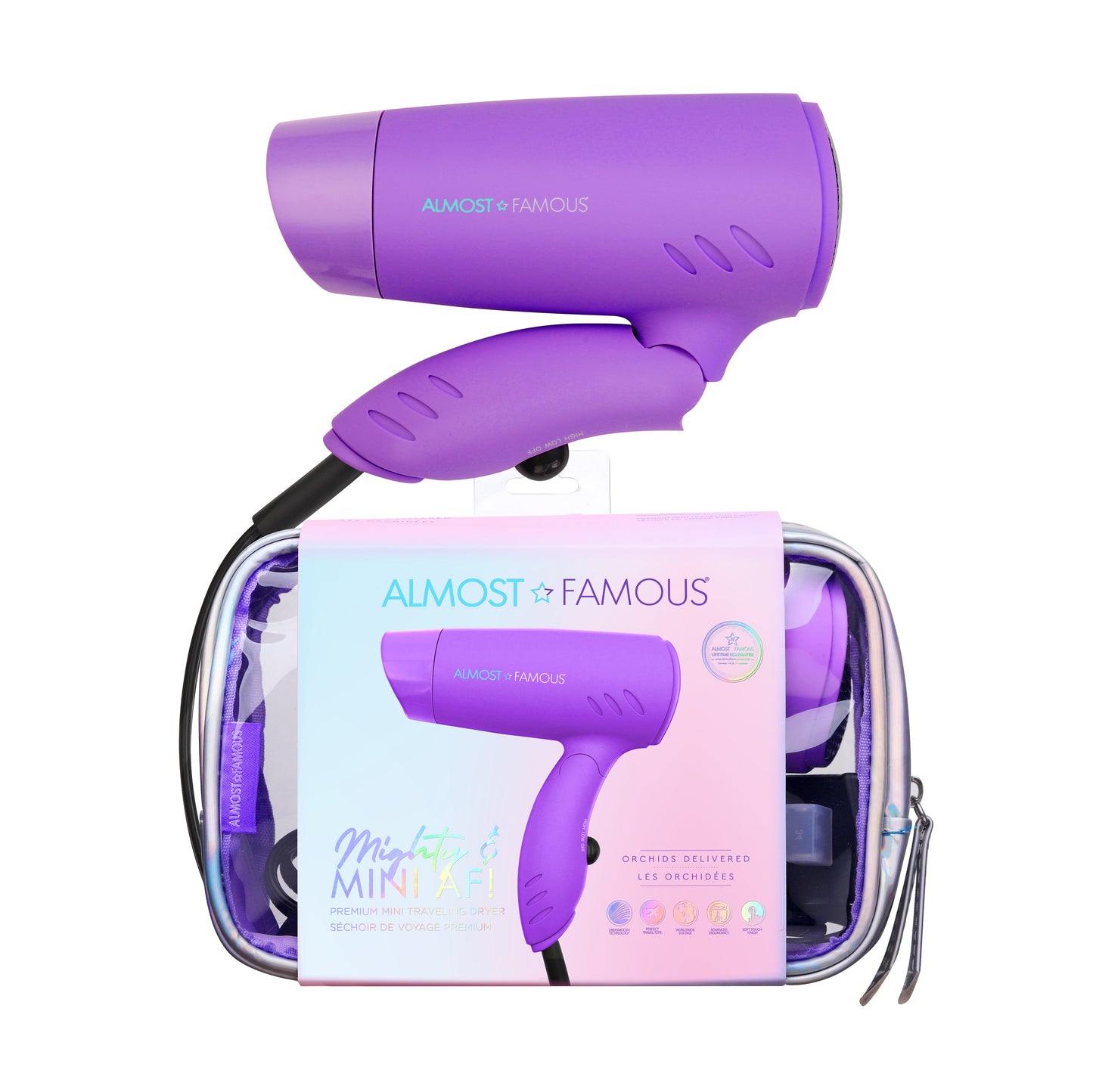 "Blown Voyage" 2-Piece Set - Purple/White-3