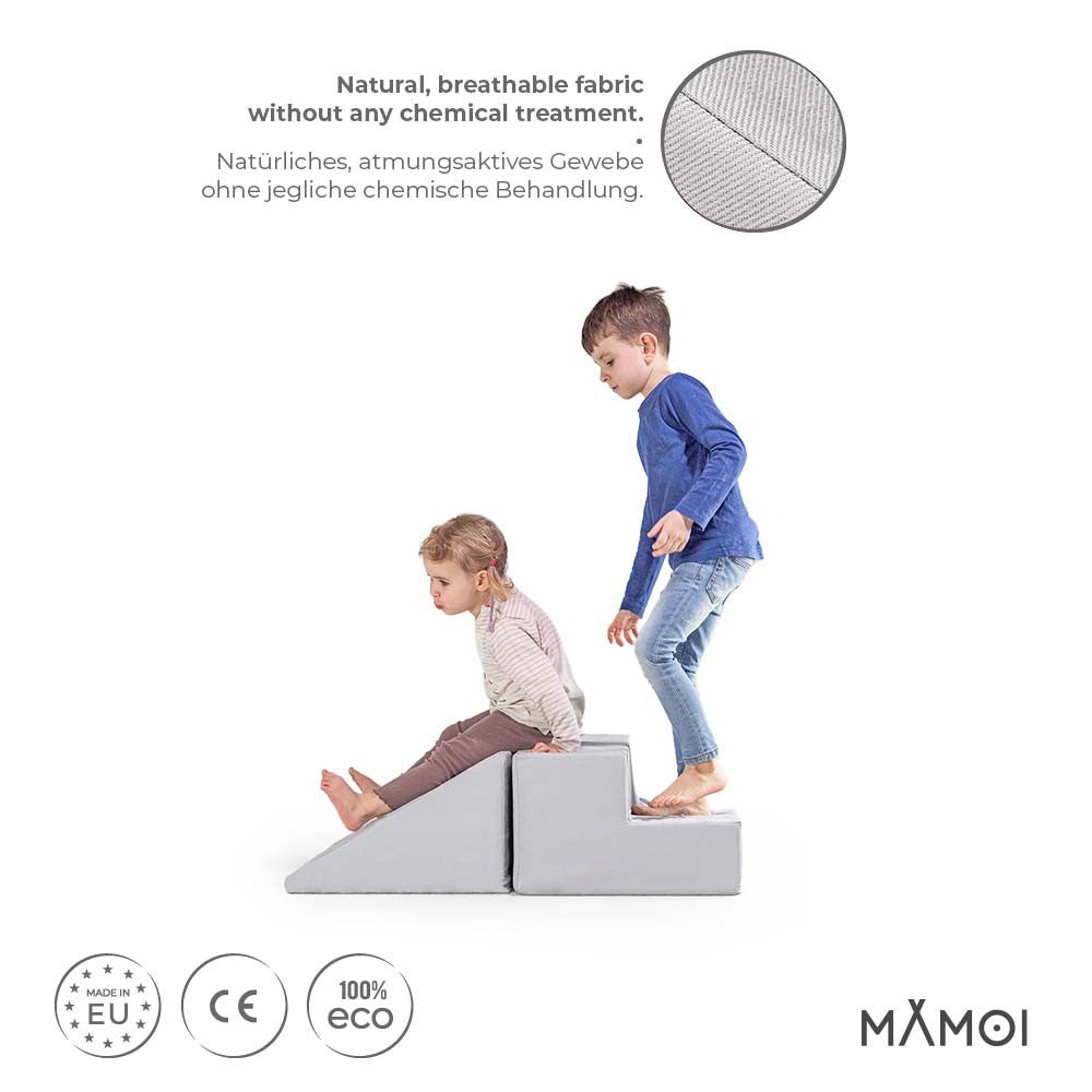 MAMOI® Softbausteine Baby | Schaumstoffbausteine Spielbausteine | Schaumspielset | Schaumspielblöcke | Schaumblöcke Kinder | Baby Spielplatz | Made in EU-1