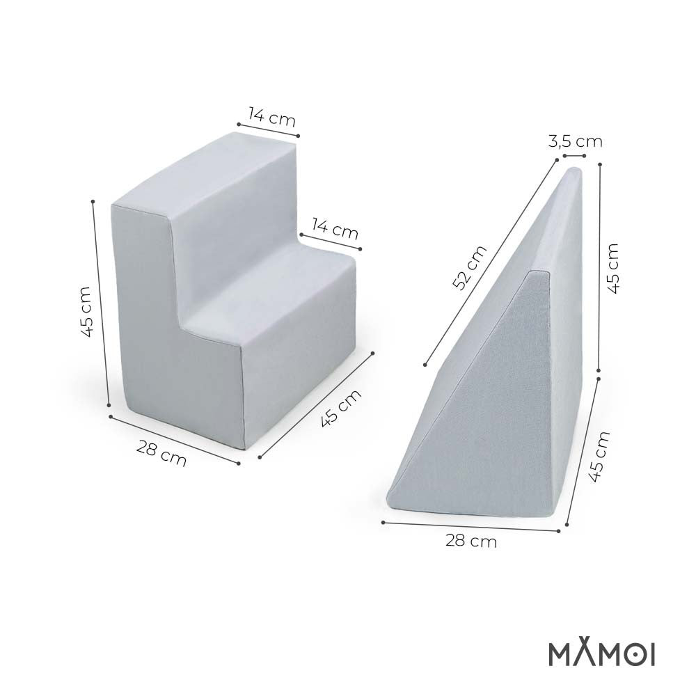 MAMOI® Softbausteine Baby | Schaumstoffbausteine Spielbausteine | Schaumspielset | Schaumspielblöcke | Schaumblöcke Kinder | Baby Spielplatz | Made in EU-2