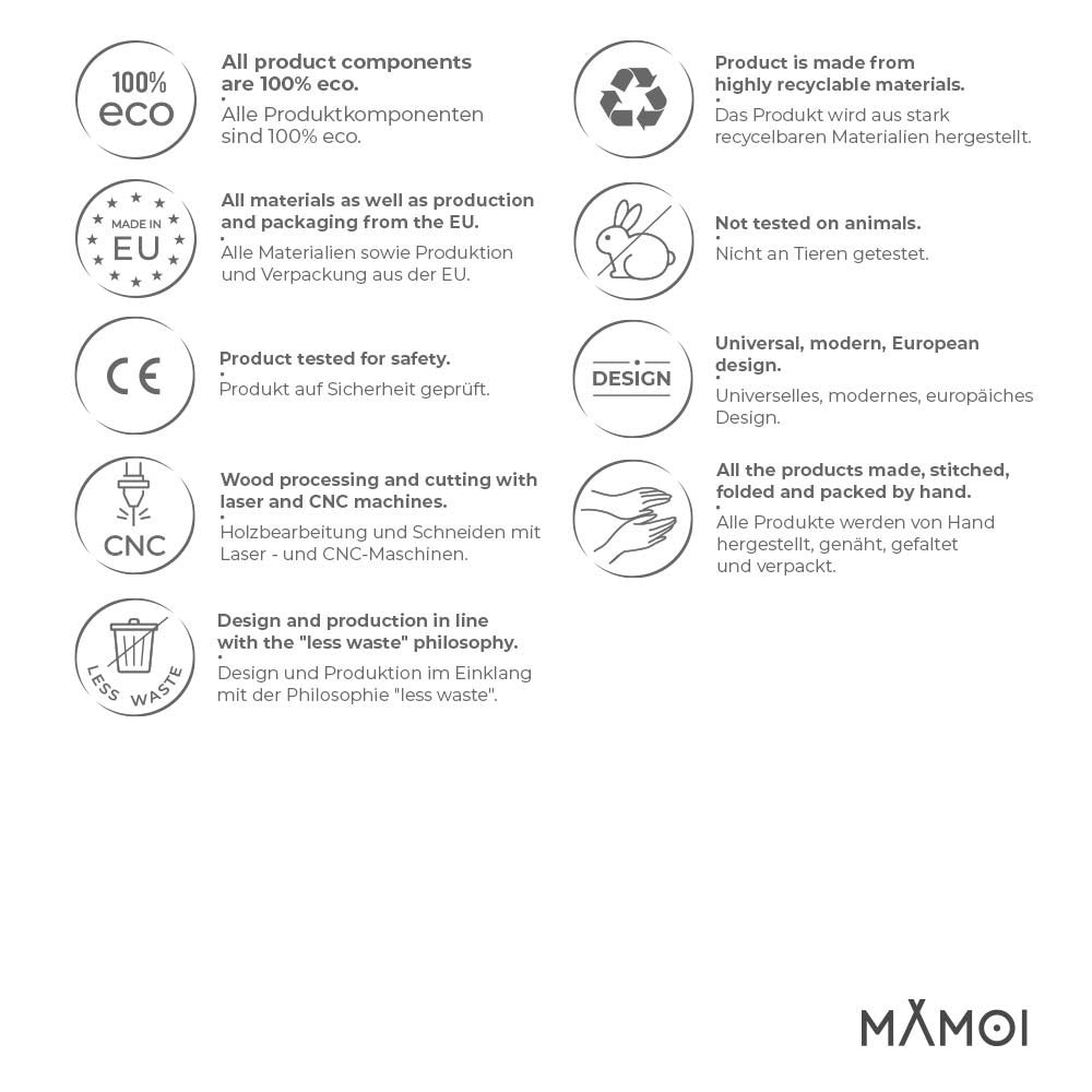 MAMOI® Softbausteine Baby | Schaumstoffbausteine Spielbausteine | Schaumspielset | Schaumspielblöcke | Schaumblöcke Kinder | Baby Spielplatz | Made in EU-3