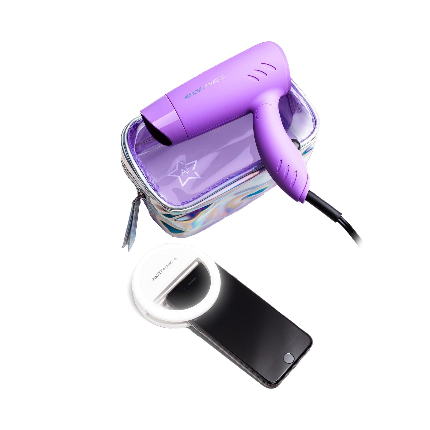 "Blown Voyage" 2-Piece Set - Purple/White-0